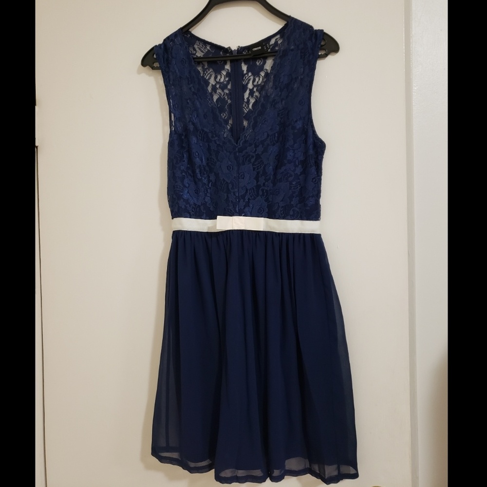 Lace and bow Dress